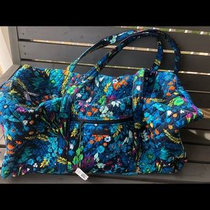Vera Bradley XL Duffel Midnight Blues NWT